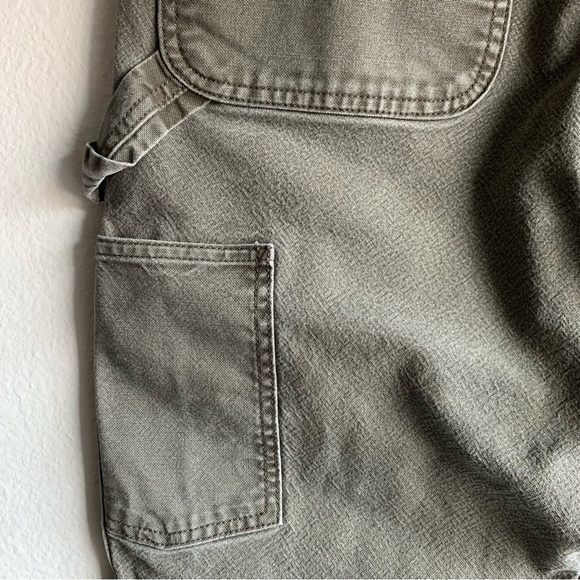 Carhartt Mens Relaxed Fit Utility Work Canvas Pants in Desert - Picture 7 of 12